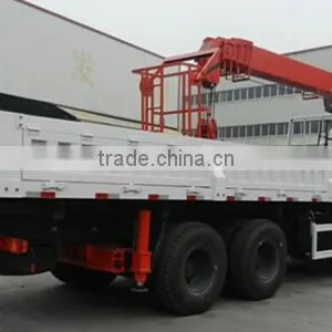18 Ton Truck Mounted Crane SQ18S5 on Sale 450 Kn.m at 2.5 m Crane Truck High Quality Truck Crane thumbnail-1