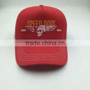 2015 Fashion Flocking Print 5 Panel Trucker Mesh Cap thumbnail-2