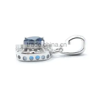 2014 Fashion 925 Sterling Silver Gemstone Pendant thumbnail-2