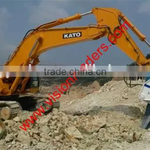 Zx35u Excavator Mounted Hydraulic Sheet Pile Driver Vibro Hammer for Concrete Piles thumbnail-3