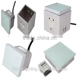 2016 Hot Sale Shenzhen Supplier3 Years Warranty 200*200 Waterproof IP67 Outdoor WW/CW Led Stone Light Led Floor Tile Light thumbnail-3