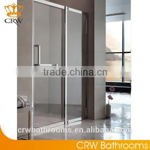 CRW FTS008-6 Sliding Door Bathroom Vanity Shower Door thumbnail-1
