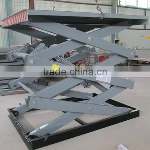 Stationary Hydraulic Scissor Goods Lift thumbnail-1
