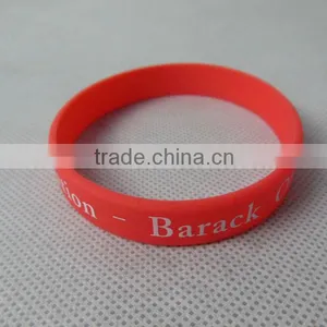 Printed Logo for Promotion Silicon Wristbands thumbnail-1