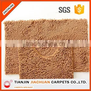 Washable 2 or 3pieces Anti Slip Bathroom Mat Sets Wholesale thumbnail-3