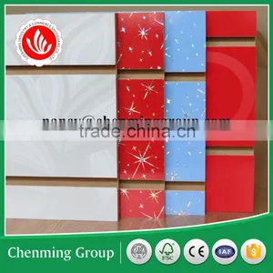 Cheap Price 18mm MDF Slatwall Panel With Aluminum Insert thumbnail-1