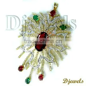 Diamond Pendants, Diamond Jewelry, Bridal Pendants thumbnail-2