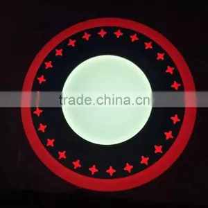 2016 New Modle High Lumen Led Panel Light Led Ceiling Light 6w 9w 16w 24w Double Color thumbnail-1