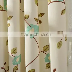 Hot Selling Made in China Living Room Embroidery Drape Blackout Curtain Fabric thumbnail-3
