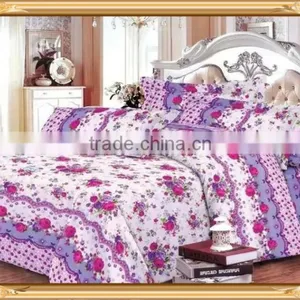 Reactive Printed 100% Cotton Print Bed Sheets/quilt Cover/table Cloth/comforter Set thumbnail-1