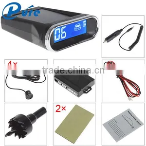 Buzzer Auto Parking Sensor LCD Display Digital Reverse Assitant Parking Sensor Wireless Solar Energy Reverse Parking Sensor thumbnail-1