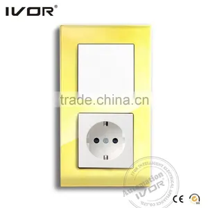 EURO Socket and Switch, German Socket, CE Certificated thumbnail-4