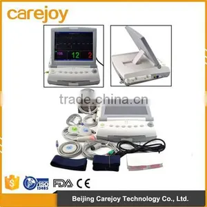 12 Inch Multi Parameter FHR TOCO FM Fetal Monitor NST CTG Detecting Fetus Fetal Movement Single Twins Optional thumbnail-1