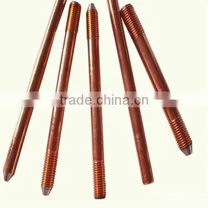 High Voltage Solid Copper Bonded Steel Ground Rod thumbnail-6