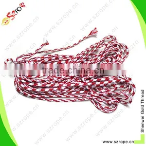 Colored 4mm Polyethylene Braided Rope Cord String/ Double Braided Polyester Rope thumbnail-2