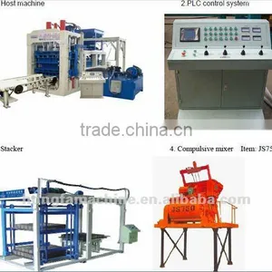 Cement Brick Makine,Hot Selling and Good Quality Block Machine,QT12-15 Brick Making Machine Production Line thumbnail-1
