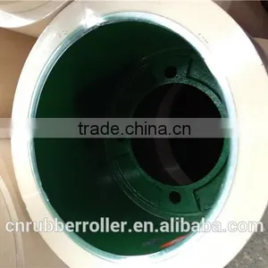 8" White Rice Husk Rubber Roller thumbnail-3