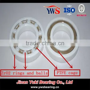 6806 PEEK Open Type Deep Groove Ceramic Ball Bearing thumbnail-1