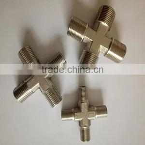 Cross Type Connector Thread Male and Female ,pneumatic Fitting ,pneumatic Connector thumbnail-1