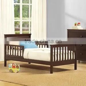 Espresso Color Baby Relax Wood Toddler Bed thumbnail-3