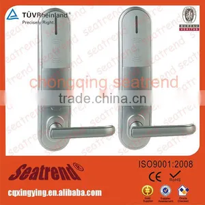 Z Wave Door Lock Exit Push Button Code Door Lock Handle thumbnail-1