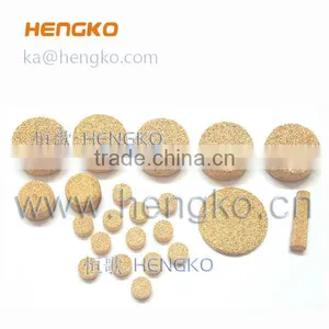 Micron Sintered Brass Bronze Powder Oil Filter Disc thumbnail-1