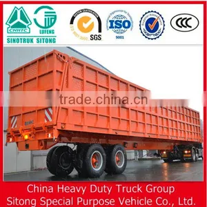 3 Axles Wing Open Van Semi Trailer for Sales thumbnail-3