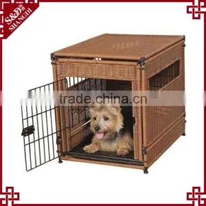 Unique Metal & Wicker Craft Special for Cat and Dog Luxury Pet Cage thumbnail-1
