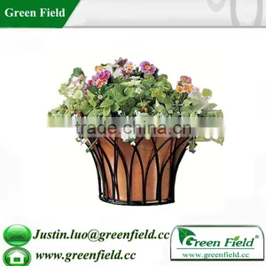 Black Decorative Wall Baskets for Flowers thumbnail-1