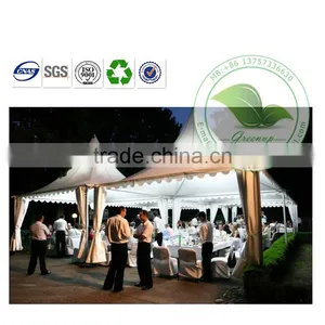 Custom High Quality Large White PVC Coated Fabric Party Tent/Pagoda Wedding Tent/Outdoor Prefab House thumbnail-1