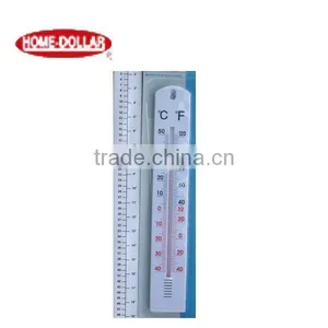 Large Hole Plastic Rectangle Wall House Thermometer thumbnail-1