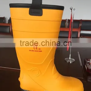 Classical Furing Lining Wellington Safety Boots Pvc Winter Work Boots thumbnail-1