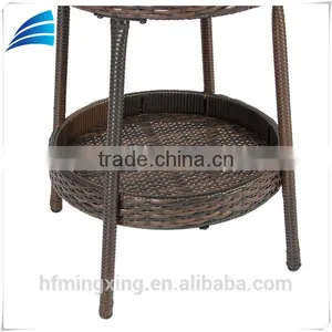 Outdoor Patio PE Rattan Wicker Ice Bucket Cooler With Tray&stand thumbnail-4