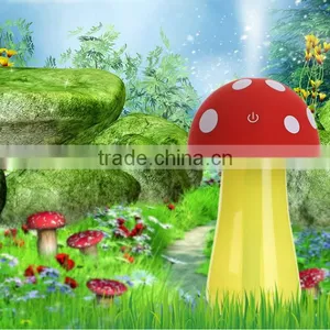 Mini Portable Cartoon Mushroom Cute Design Air Humidifier, Household Colorful LED Light Air Personal Humidifier For Sale thumbnail-3