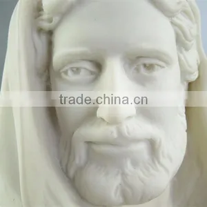 Cultured Marble 7.5"Jesus Christ Bust thumbnail-4