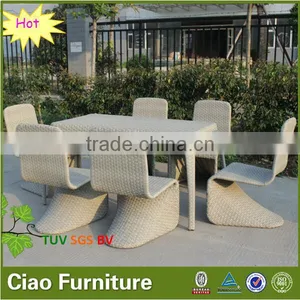 Plastic Rattan Furniture Outdoor Table Chair thumbnail-2