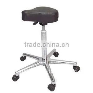 Potable Movable Ottoman Stool Chair Saddle Chair With Wheels Used Salon Furniture F-506 thumbnail-1