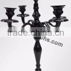Black Candelabra Centerpieces thumbnail-3