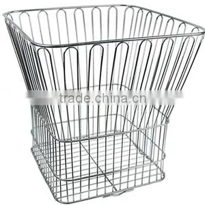 Hotel Towel Basket , Hotel Accessories, Stainless Steel Towel Basket,dirty Towel Basket YZ4118C thumbnail-1