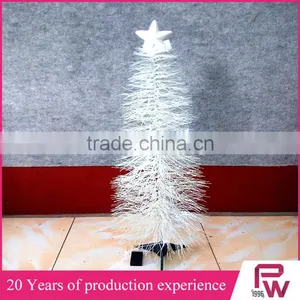 Glitter Pine Needle Artificial Christmas Tree With Ornaments thumbnail-1