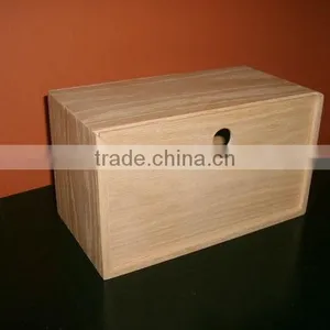 Eco-friendly Carved Wooden Tissue Box Wholesale thumbnail-1