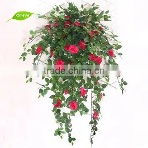 GNW FLV012 Fashion Green Artificial Ivy Vine Leaves Fake Foliage Flower Garland Plants Home Decoration thumbnail-3