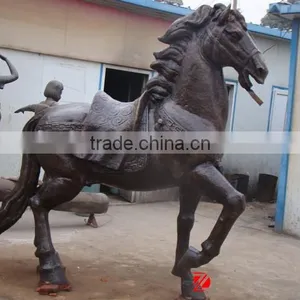Outdoor Copper Horse Statues for Garden Decoration thumbnail-1