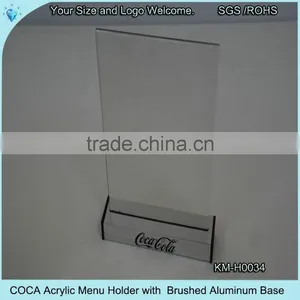 Acrylic Hot Bend Desk Menu Holder thumbnail-2