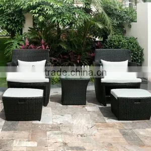 Stackable Rattan Outdoor Lounge Garden and Balcony Furniture thumbnail-1