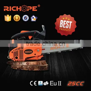 26cc Gas Chain Saw Cs2500 Small Mini Chain Saw for Home Garden Use thumbnail-2