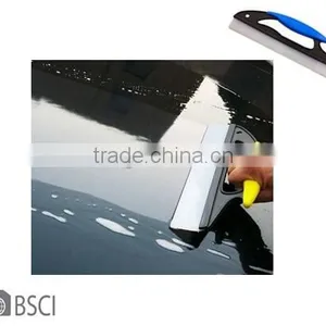 Car Silicone Water Blade , Plastic Handle Silicone Scraper, thumbnail-1