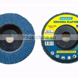 125mm X 22.2mm Zirconia Abrasive Flap Disc thumbnail-1