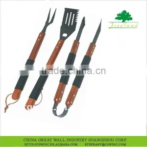 3 Pcs Rubber Wooden Bbq Tools thumbnail-1
