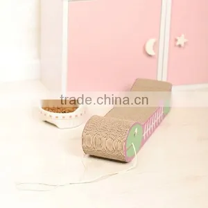 Funny Cat Scratch Board Fishbone for Cat / Funny Pet Toys thumbnail-3